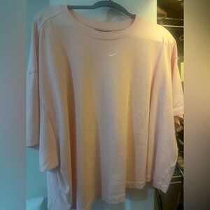 Women’s plus size peach colored crop top